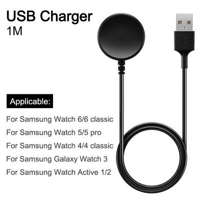 Kabel za brzi punjač za Samsung Galaxy Watch 6 5 Pro 4 Active 2 nosač priključne stanice za punjenje USB/tip c punjač za Galaxy Fit 2 SM-R220