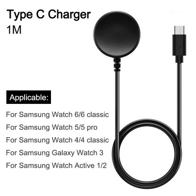 Kabel za brzi punjač za Samsung Galaxy Watch 6 5 Pro 4 Active 2 nosač priključne stanice za punjenje USB/tip c punjač za Galaxy Fit 2 SM-R220