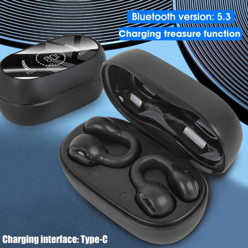 M47 Ασύρματα ακουστικά Bluetooth Ακουστικά αγωγιμότητας HIFI στερεοφωνικό άγκιστρο αυτιού Μείωση θορύβου Αθλητικά αδιάβροχα ακουστικά παιχνιδιών