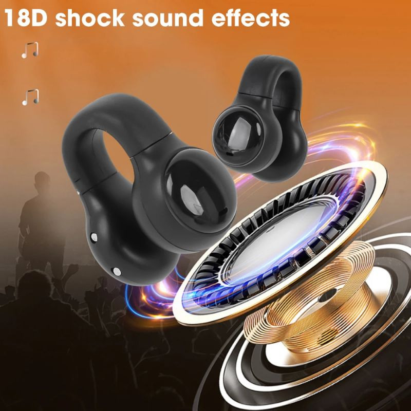 M47 Vezeték nélküli fejhallgató Bluetooth Bone Conduction fülhallgató HIFI sztereó fül horog zajcsökkentés sport vízálló játék fejhallgatók