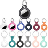 Apple Airtags korpusam Ciets datora/Silikona aizsargapvalks Atslēgu piekariņa Atslēgu piekariņa vāciņš triecienizturīgajam korpusam Apple AirTag