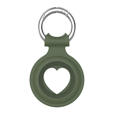 Apple Airtags korpusam Ciets datora/Silikona aizsargapvalks Atslēgu piekariņa Atslēgu piekariņa vāciņš triecienizturīgajam korpusam Apple AirTag