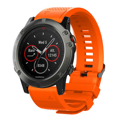 Ātri noņemama siksniņa Garmin Fenix 3 5 5X 5S Plus 6 6X 6S Pro 7 7S 7X 945 Viedā pulksteņa siksniņa 26 22 20 mm Silikona rokassprādze