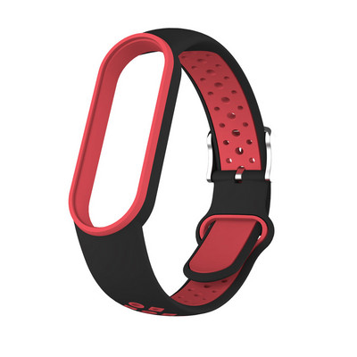 Sportrihm Xiaomi MiBand 4 5 6 7 rihma asendusvärvi silikoonist randmepaela TPU rihm Xiaomi MiBand 3 4 5 6 7 rihma jaoks