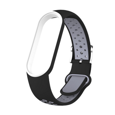 Sportrihm Xiaomi MiBand 4 5 6 7 rihma asendusvärvi silikoonist randmepaela TPU rihm Xiaomi MiBand 3 4 5 6 7 rihma jaoks