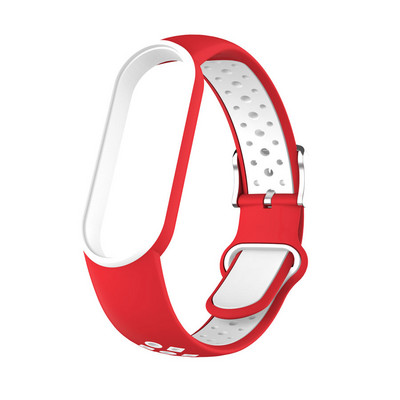 Sportrihm Xiaomi MiBand 4 5 6 7 rihma asendusvärvi silikoonist randmepaela TPU rihm Xiaomi MiBand 3 4 5 6 7 rihma jaoks