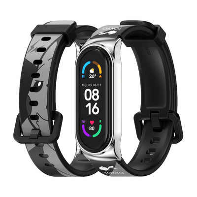 Remen za Xiaomi Mi Band 7 8 6 5 4 3 Zamjena za silikonsku narukvicu za narukvicu za Xiaomi Band 4 MiBand 7 6 5 4 3 remen