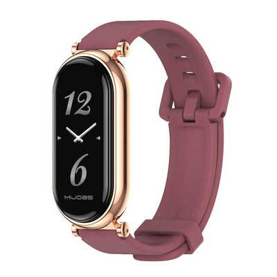 Remen za Xiaomi Mi Band 7 8 6 5 4 3 Zamjena za silikonsku narukvicu za narukvicu za Xiaomi Band 4 MiBand 7 6 5 4 3 remen