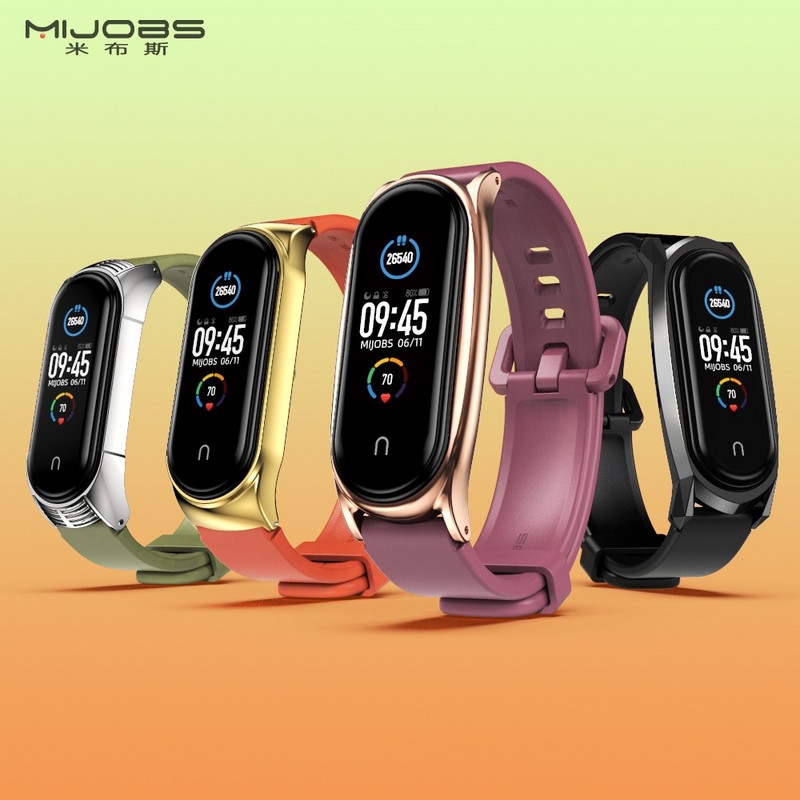 Remen za Xiaomi Mi Band 7 8 6 5 4 3 Zamjena za silikonsku narukvicu za narukvicu za Xiaomi Band 4 MiBand 7 6 5 4 3 remen