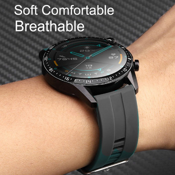 Универсални каишки за часовник 22 мм 20 мм Силиконови ленти за бързо освобождаване за Samsung Xiaomi Amazfit Lige Huawei Colmi SENBONO Smartwatch