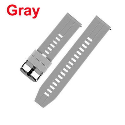 Univerzalne narukvice za satove 22 mm 20 mm Silikonske narukvice s brzim otpuštanjem za Samsung Xiaomi Amazfit Lige Huawei Colmi SENBONO Smartwatch