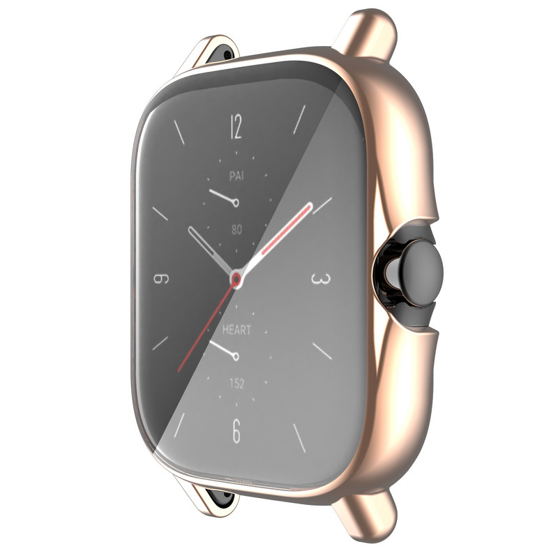 TPU aizsargvāciņš Amazfit GTS 2 2e 3 4 Full Screen Protector Case for Huami Amazfit Bip U Pro/GTS2 Watch Protection Shell