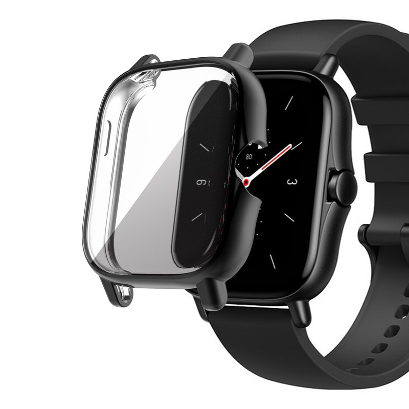 TPU aizsargvāciņš Amazfit GTS 2 2e 3 4 Full Screen Protector Case for Huami Amazfit Bip U Pro/GTS2 Watch Protection Shell