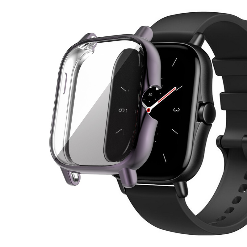 TPU aizsargvāciņš Amazfit GTS 2 2e 3 4 Full Screen Protector Case for Huami Amazfit Bip U Pro/GTS2 Watch Protection Shell