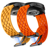 20 mm 22 mm cauruma silikona magnētiskā siksniņa Samsung Galaxy Watch 6 4 klasiskajai rokassprādzei Samsung Watch 5pro Active2 Gear S3 Band