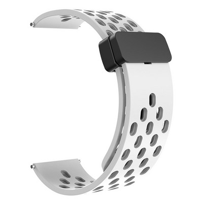 20 mm 22 mm cauruma silikona magnētiskā siksniņa Samsung Galaxy Watch 6 4 klasiskajai rokassprādzei Samsung Watch 5pro Active2 Gear S3 Band