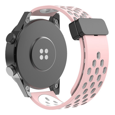 20 mm 22 mm cauruma silikona magnētiskā siksniņa Samsung Galaxy Watch 6 4 klasiskajai rokassprādzei Samsung Watch 5pro Active2 Gear S3 Band