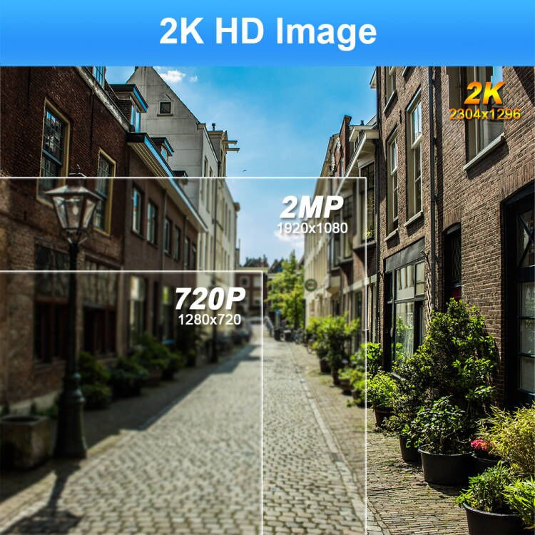 Kamera s baterijom od 3 MP i solarnim panelima od 3 W u punoj boji, noćno gledanje, sigurnosna zaštita, Wifi survalance kamera, vanjska mini video kamera