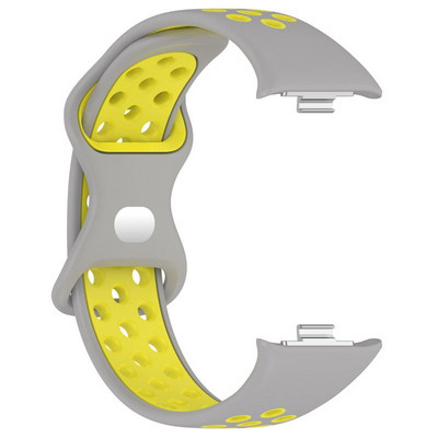 Divkrāsu silikona siksniņa Xiaomi Mi Band 8 Pro elpojošam sporta viedpulksteņa aprocei Miband 8Pro aproces aksesuāriem