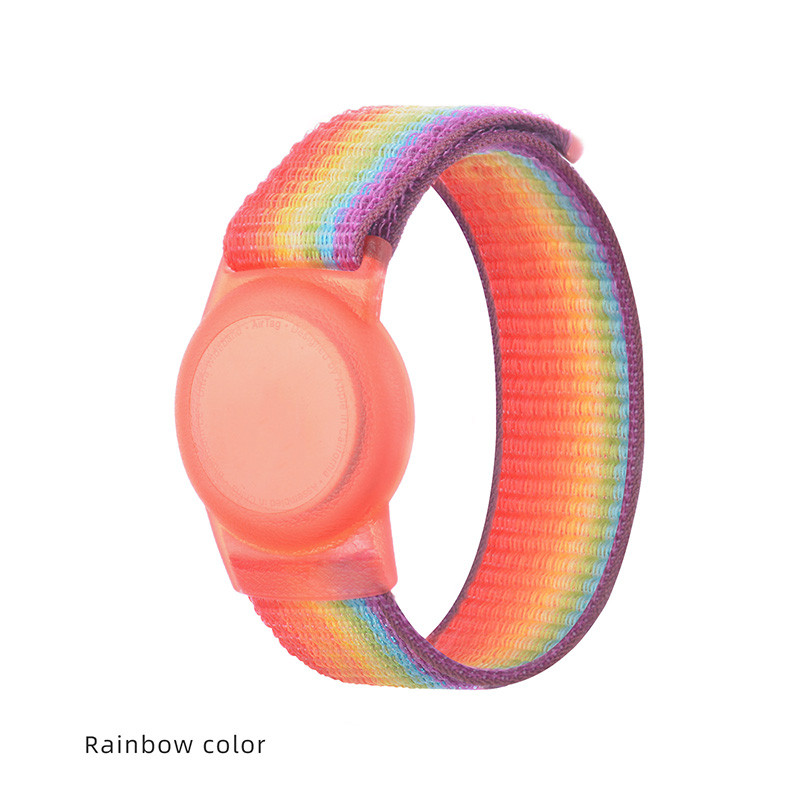 Apple AirTags Bērnu aproces Mīksta silikona siksniņa pret skrāpējumiem Apvalks piederumi Air Tags Airtag pulksteņa siksnas rokassprādze