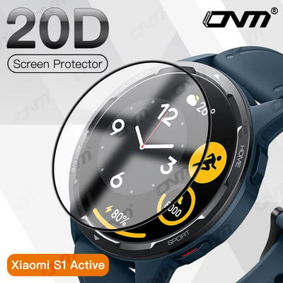 20D ekrāna aizsargplēve Xiaomi Mi Watch S1 Active / S2 42MM 46MM Full Cover Mīksta aizsargplēve Xiaomi Color 2 (nav stikla)