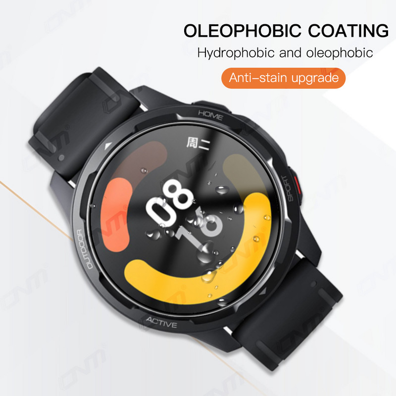 20D ekrāna aizsargplēve Xiaomi Mi Watch S1 Active / S2 42MM 46MM Full Cover Mīksta aizsargplēve Xiaomi Color 2 (nav stikla)