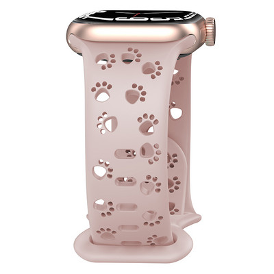 Leoparda gravēta siksniņa Apple pulksteņa siksniņai 44 mm 40 45 49 mm 41 38 42 mm silikona siksniņa iwatch sērijas 7 se 3 6 8 ultra aprocei