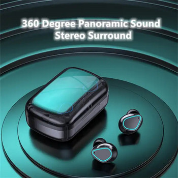 2024 ΝΕΟ TWS Ασύρματο ακουστικό μείωσης θορύβου Bluetooth 9D HIFI Stereo Music Sports ακουστικά Αδιάβροχα ακουστικά με MIC