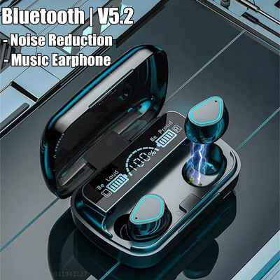 2024 ÚJ TWS vezeték nélküli Bluetooth zajcsökkentő fülhallgató 9D HIFI sztereó zenei sport fejhallgató vízálló fejhallgató mikrofonnal
