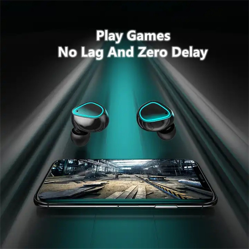 2024 ΝΕΟ TWS Ασύρματο ακουστικό μείωσης θορύβου Bluetooth 9D HIFI Stereo Music Sports ακουστικά Αδιάβροχα ακουστικά με MIC