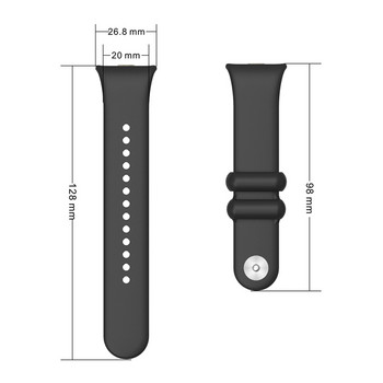 Силиконов защитен калъф + каишка за Redmi Watch 4 Гривна Гривна Каишка за смарт часовник Аксесоари