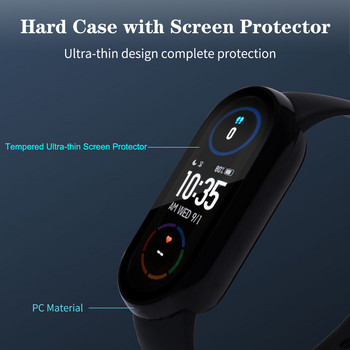 Μεμβράνη από σκληρυμένο γυαλί για Xiaomi Mi Band 8 7 5 6 4 Θήκη προστασίας οθόνης NFC για Xiaomi Mi band 6 5 4 Miband 7 6 Smart Watch