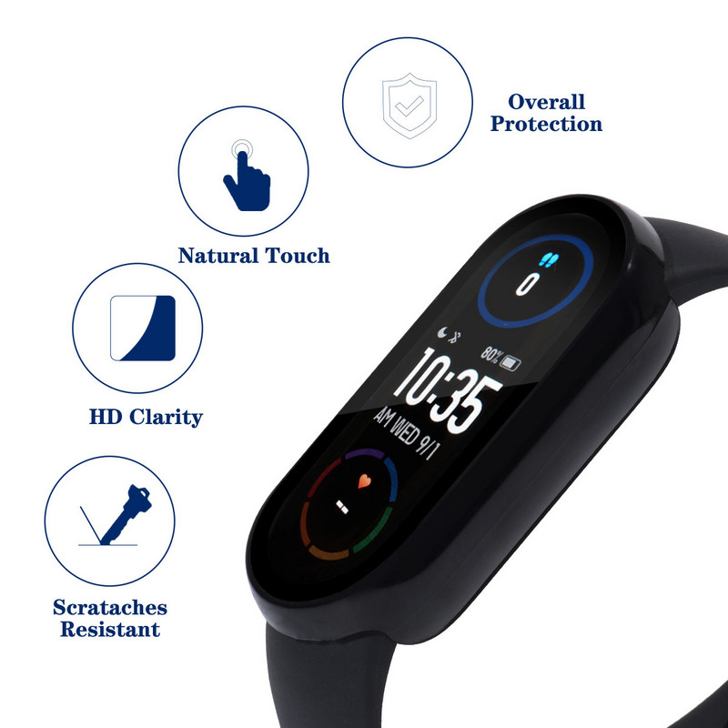 Film od kaljenog stakla za Xiaomi Mi Band 8 7 5 6 4 NFC zaštitna torbica za ekran za Xiaomi Mi band 6 5 4 Miband 7 6 Smart Watch Band