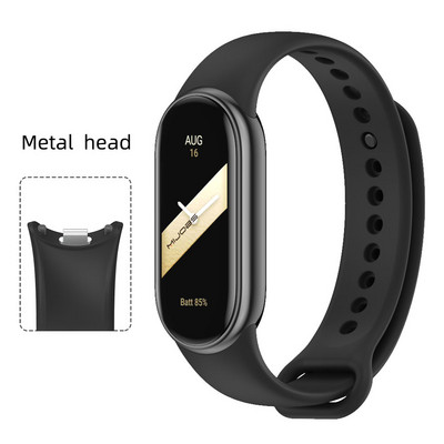 Bratara pentru Mi Band 8 Cureaua pentru Xiaomi Smart Band 8 NFC SmartWatch Sport Bratara din cauciuc siliconic Correa Miband 8 Strap
