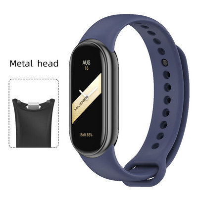 Bratara pentru Mi Band 8 Cureaua pentru Xiaomi Smart Band 8 NFC SmartWatch Sport Bratara din cauciuc siliconic Correa Miband 8 Strap