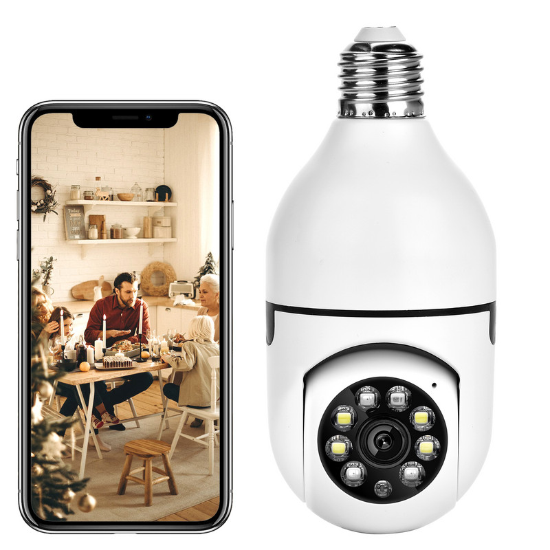 2 milijuna HD piksela Kamera s bežičnom karticom i svjetiljkom Dvosmjerna video WIFI kamera