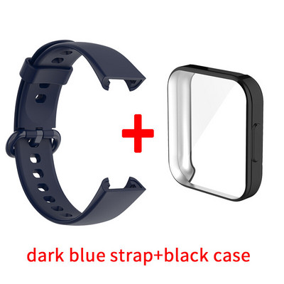 Szíj+tok Redmi Watch 2 Lite Smart Band védőtokhoz Szilikon csuklópánt karkötőszíj Redmi Watch2 Lite tartozékokhoz