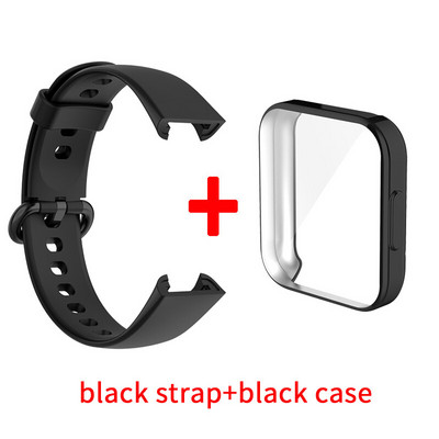 Szíj+tok Redmi Watch 2 Lite Smart Band védőtokhoz Szilikon csuklópánt karkötőszíj Redmi Watch2 Lite tartozékokhoz