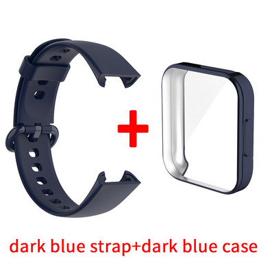 Szíj+tok Redmi Watch 2 Lite Smart Band védőtokhoz Szilikon csuklópánt karkötőszíj Redmi Watch2 Lite tartozékokhoz