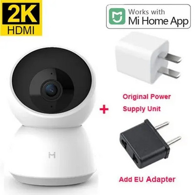 Oriģinālā viedā kamera 2K 1296P HD 360 leņķa WiFi nakts redzamības tīmekļa kameras video IP kameras mazuļa drošības monitors Xiaomi Mihome APP