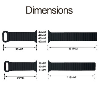 Магнитна каишка със силиконова примка за Apple watch band series 8 7 Ultra 49 mm 45 44 42 40 38 mm iWatch correa 6 SE 5 4 3 смарт гривна