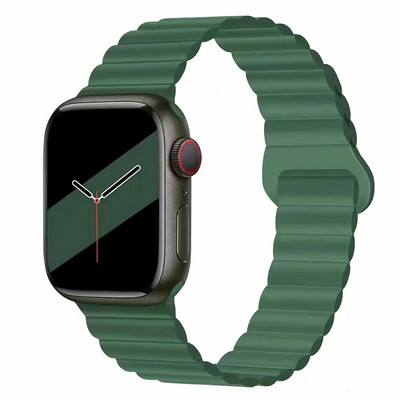 Silikonski magnetski remen s petljom za remen za Apple sat serije 8 7 Ultra 49 mm 45 44 42 40 38 mm iWatch correa 6 SE 5 4 3 pametna narukvica