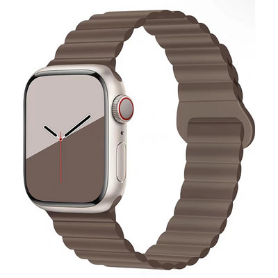 Silikonski magnetski remen s petljom za remen za Apple sat serije 8 7 Ultra 49 mm 45 44 42 40 38 mm iWatch correa 6 SE 5 4 3 pametna narukvica