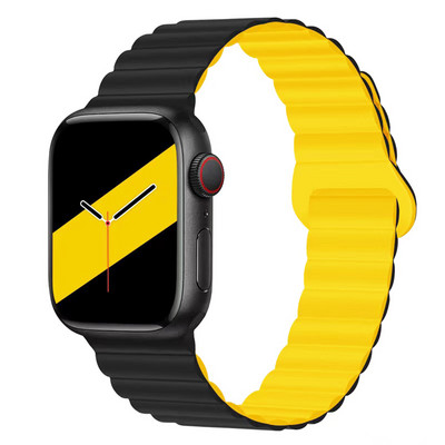 Silikonski magnetski remen s petljom za remen za Apple sat serije 8 7 Ultra 49 mm 45 44 42 40 38 mm iWatch correa 6 SE 5 4 3 pametna narukvica