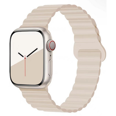 Silikonski magnetski remen s petljom za remen za Apple sat serije 8 7 Ultra 49 mm 45 44 42 40 38 mm iWatch correa 6 SE 5 4 3 pametna narukvica