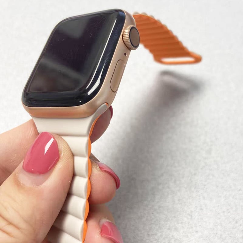 Silikonski magnetski remen s petljom za remen za Apple sat serije 8 7 Ultra 49 mm 45 44 42 40 38 mm iWatch correa 6 SE 5 4 3 pametna narukvica