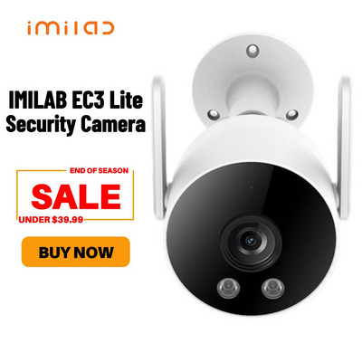 IMILAB EC3 Lite intelligens otthoni biztonsági kamera Wifi IP 2K HD kültéri videó megfigyelő webkamera Mornitor CCTV IP66 kamera globális verzió