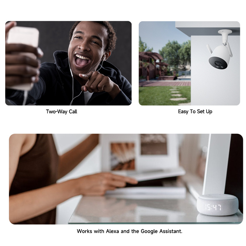 IMILAB EC3 Lite nutikas kodu turvakaamera Wifi IP 2K HD välise videovalve veebikaamera Mornitor CCTV IP66 kaamera globaalne versioon