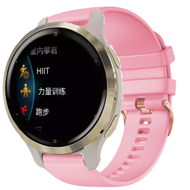 18 20 22mm Λουράκι έξυπνου ρολογιού για Garmin Venu 2S 2 Plus 2Plus/Vivoactive 3S 4S 3 4 λουράκι ρολογιού σιλικόνης βραχιόλι βραχιόλι