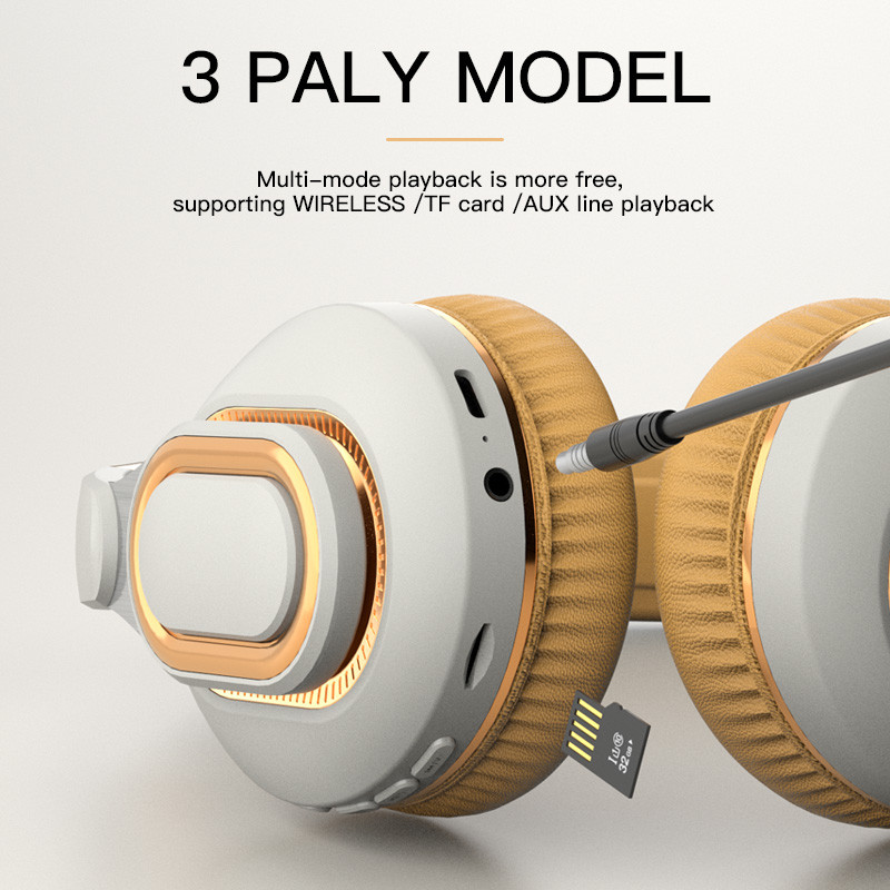 H7 TV Bluetooth austiņas bezvadu austiņas ar mikrofonu USB adapteri austiņas trokšņu slāpēšanas stereo salokāms bass TV austiņām